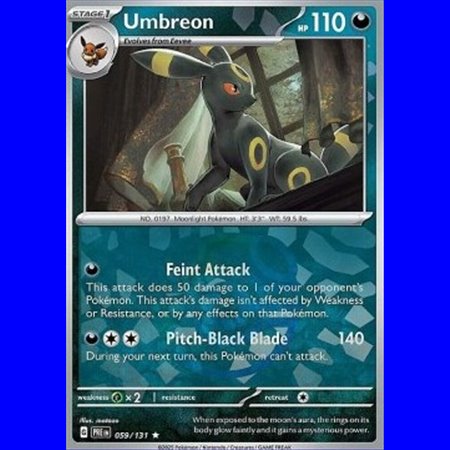 PRE 059 - Umbreon - MasterBall Reverse Holo