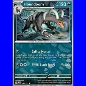 PRE 063 - Houndoom - MasterBall Reverse Holo