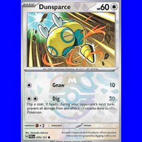 PRE 079 - Dunsparce - MasterBall Reverse Holo