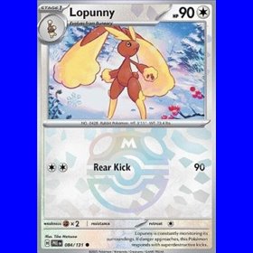 PRE 084 - Lopunny - MasterBall Reverse Holo