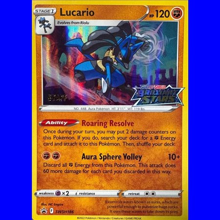 SWSH 186 - Lucario - Staff Promo