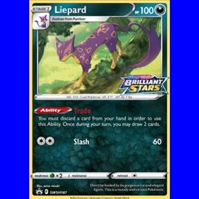 SWSH 187 - Liepard - Staff Promo