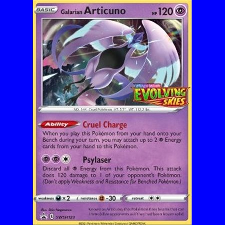 SWSH 123 - Galarian Articuno - Staff Promo