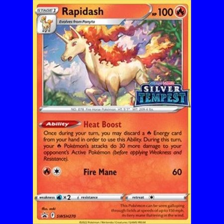 SWSH 270 - Rapidash - Staff Promo