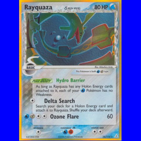 HP 016 - Rayquaza Delta Species - Reverse Holo