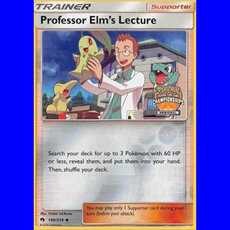 LOT 188 - Professor Elm's Lecture - Regional Championships