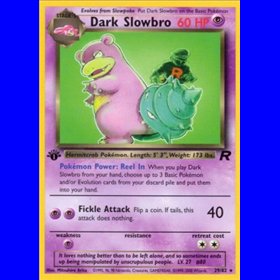 TR 029 - Dark Slowbro - 1st Edition