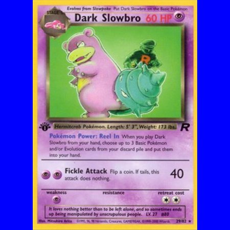 TR 029 - Dark Slowbro - 1st Edition