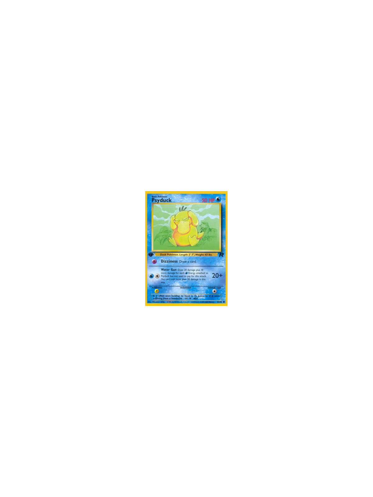 TR 065 - Psyduck - 1st Edition