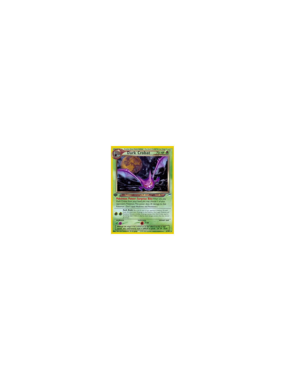 NDE 002 - Dark Crobat - 1st Edition