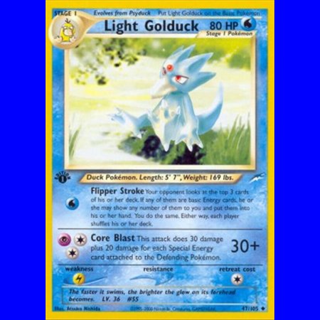 NDE 047 - Light Golduck - 1st Edition
