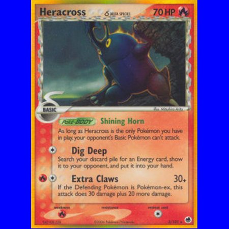 DF 003 - Heracross Delta Species - Reverse Holo