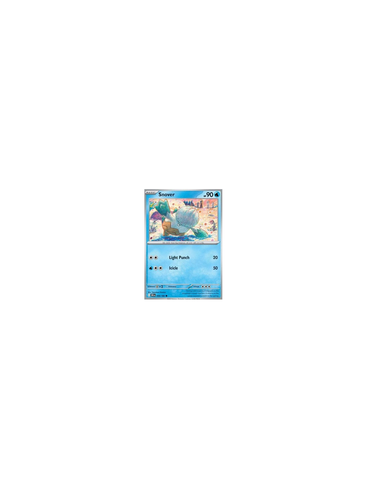 DRI 059 - Snover - Reverse Holo