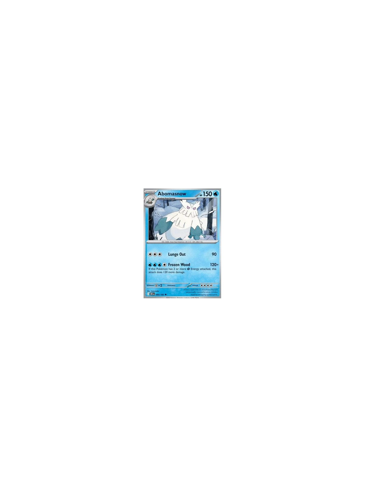 DRI 060 - Abomasnow