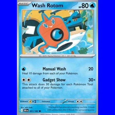 DRI 061 - Wash Rotom - Reverse Holo
