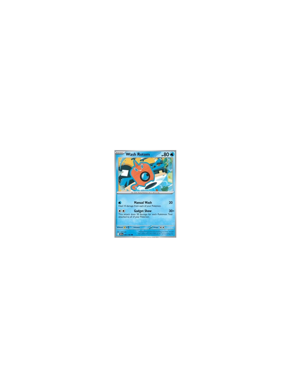 DRI 061 - Wash Rotom - Reverse Holo