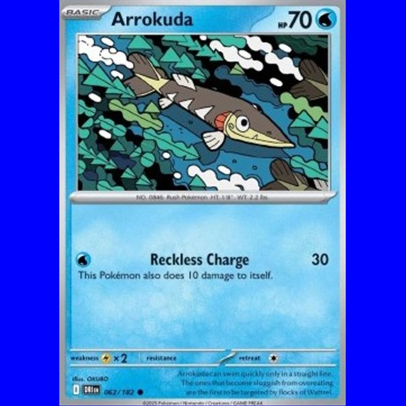 DRI 062 - Arrokuda - Reverse Holo