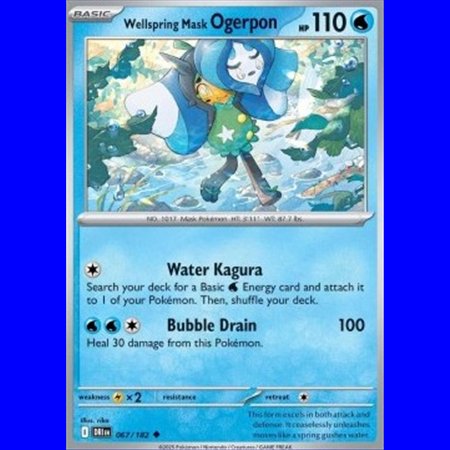 DRI 067 - Wellspring Mask Ogerpon - Reverse Holo