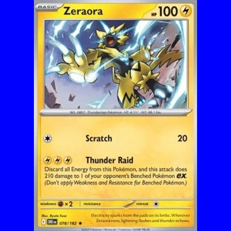 DRI 078 - Zeraora - Reverse Holo