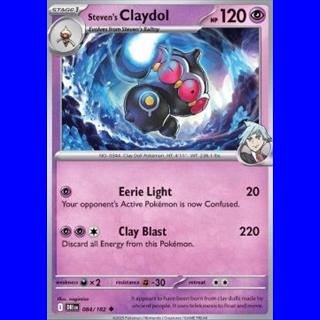 DRI 084 - Steven's Claydol - Reverse Holo