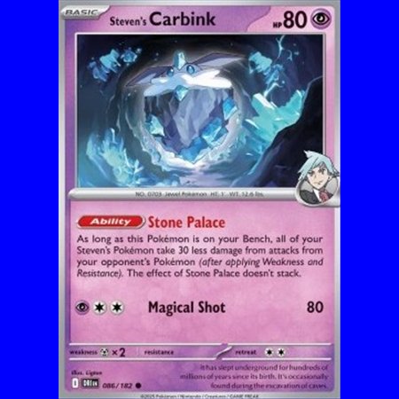DRI 086 - Steven's Carbink - Reverse Holo