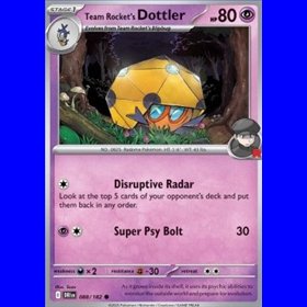 DRI 088 - Team Rocket's Dottler - Reverse Holo