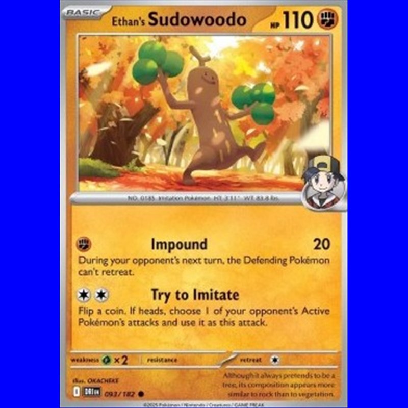 DRI 093 - Ethan's Sudowoodo