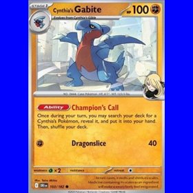 DRI 103 - Cynthia's Gabite - Reverse Holo