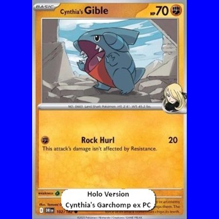 DRI 102 - Cynthia's Gible - Cosmo Holo