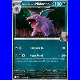 DRI 118 - Team Rocket's Nidorino