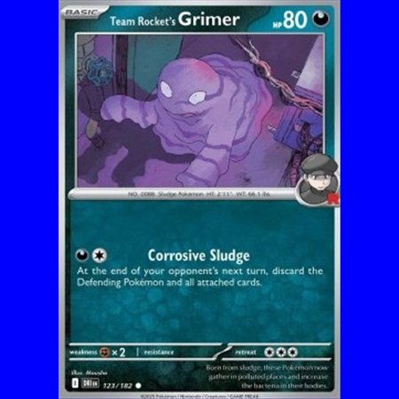 DRI 123 - Team Rocket's Grimer - Reverse Holo