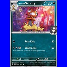 DRI 133 - Marnie's Scrafty - Reverse Holo