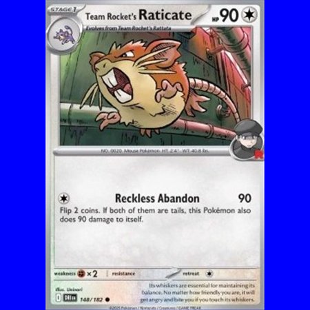 DRI 148 - Team Rocket's Raticate
