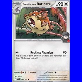 DRI 148 - Team Rocket's Raticate - Reverse Holo