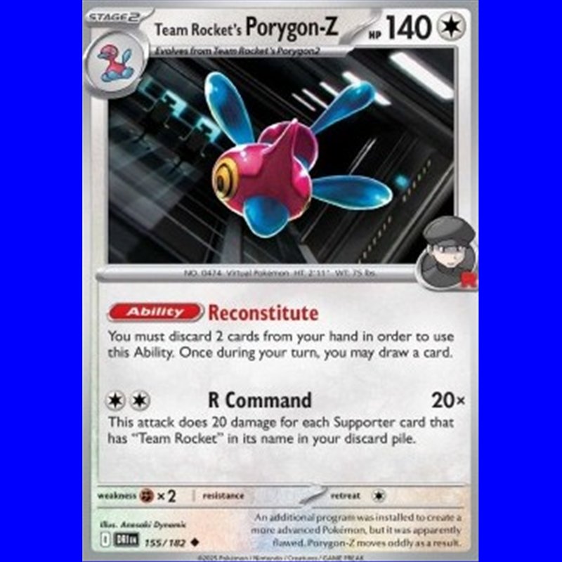 DRI 155 - Team Rocket's Porygon-Z