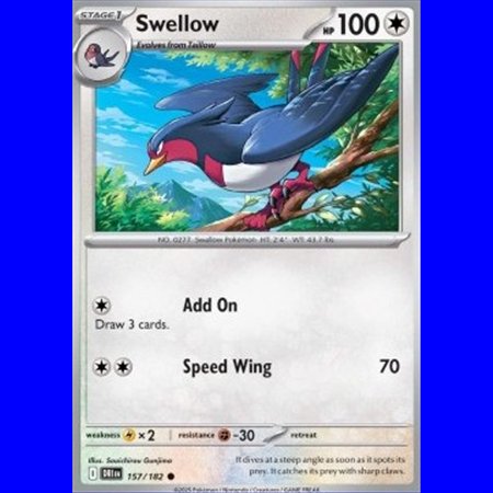 DRI 157 - Swellow - Reverse Holo