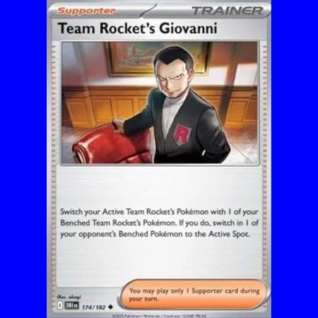 DRI 174 - Team Rocket's Giovanni - Reverse Holo