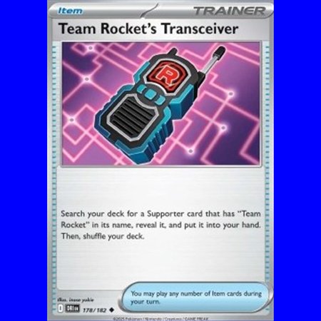 DRI 178 - Team Rocket's Transceiver - Reverse Holo