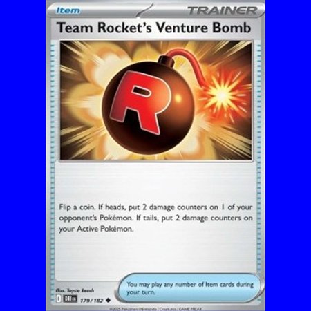 DRI 179 - Team Rocket's Venture Bomb - Reverse Holo