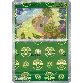 WHT 001 - Sewaddle - PokeBall Reverse Holo