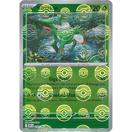 WHT 010 - Virizion - PokeBall Reverse Holo