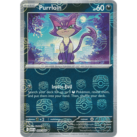 WHT 055 - Purrloin - MasterBall Reverse Holo