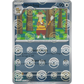 WHT 073 - Watchog - PokeBall Reverse Holo
