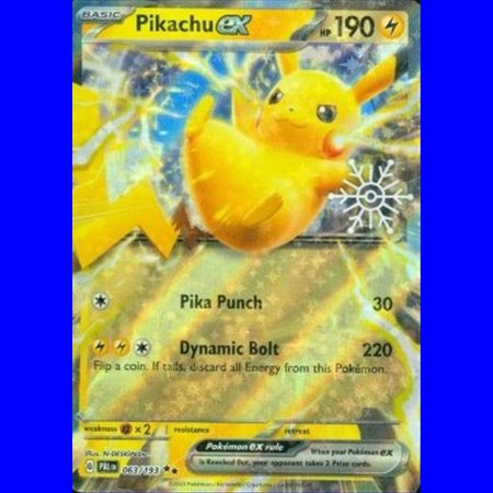 PAL 063 - Pikachu ex - Snow Stamp