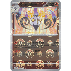 WHT 018 - Chandelure - PokeBall Reverse Holo