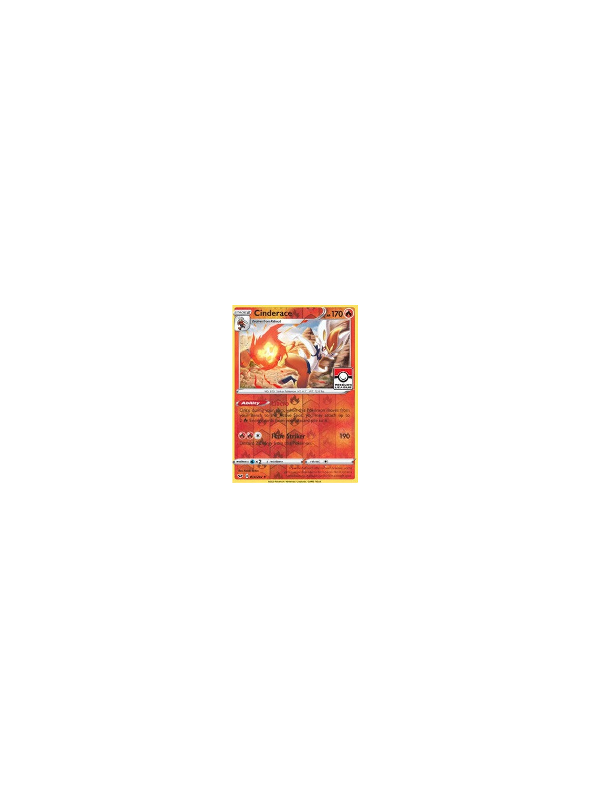 SSH 034 - Cinderace - Pokémon League