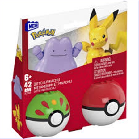 Pokémon Mega 2-Pack Pikachu & Ditto