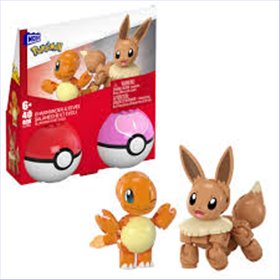 Pokémon Mega 2-Pack Charmander & Eevee