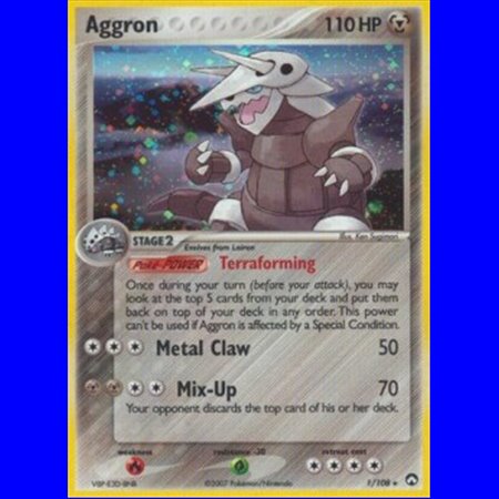 PK 001 - Aggron - Reverse Holo