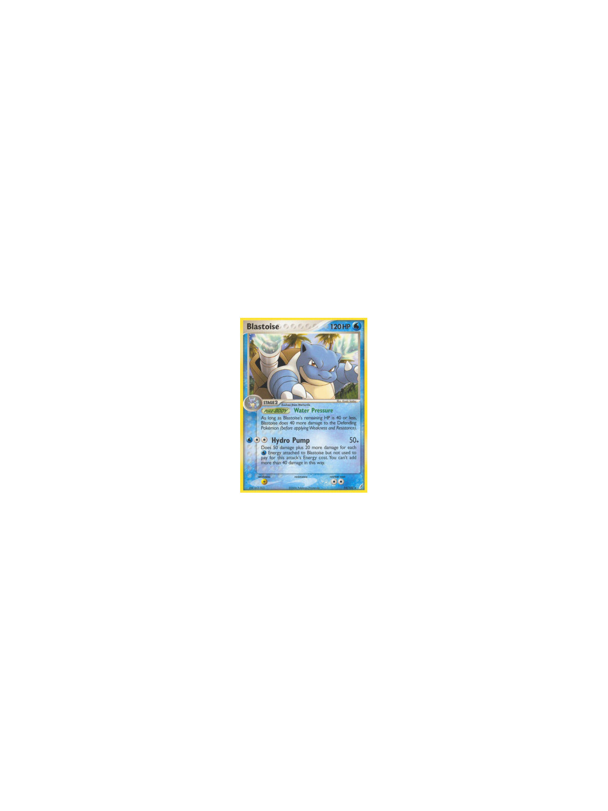 CG 014 - Blastoise - Reverse Holo